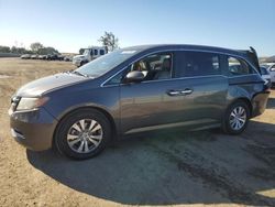 Salvage cars for sale at San Martin, CA auction: 2016 Honda Odyssey EXL