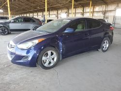 Carros salvage sin ofertas aún a la venta en subasta: 2013 Hyundai Elantra GLS