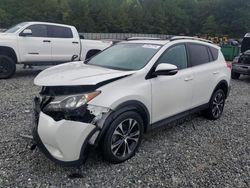 Salvage cars for sale at Gainesville, GA auction: 2015 Toyota Rav4 Limited