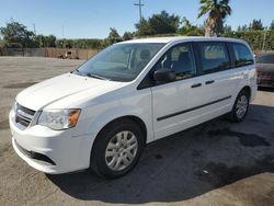 Salvage cars for sale at San Martin, CA auction: 2015 Dodge Grand Caravan SE