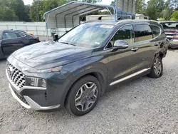 Salvage cars for sale at Augusta, GA auction: 2022 Hyundai Santa FE Limited