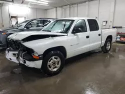 Salvage cars for sale at Madisonville, TN auction: 2002 Dodge Dakota Quad Sport