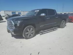 Salvage cars for sale at Haslet, TX auction: 2022 Toyota Tundra Crewmax Platinum