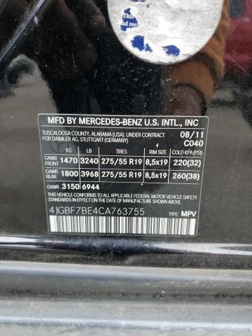 2012 Mercedes-Benz GL 450 4matic