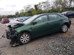 Toyota salvage cars for sale: 2015 Toyota Corolla L