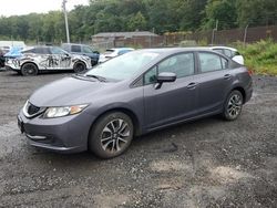 Honda salvage cars for sale: 2015 Honda Civic EX