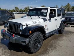 Salvage cars for sale at Bridgeton, MO auction: 2015 Jeep Wrangler Unlimited Sport