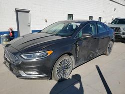 Salvage cars for sale at Farr West, UT auction: 2017 Ford Fusion SE