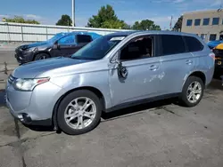 Salvage cars for sale at Littleton, CO auction: 2014 Mitsubishi Outlander SE