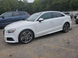 Salvage cars for sale at Austell, GA auction: 2019 Audi A3 Premium Plus