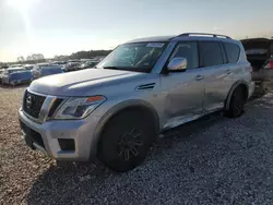 Salvage cars for sale at Houston, TX auction: 2017 Nissan Armada SV