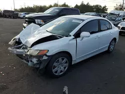 Honda salvage cars for sale: 2008 Honda Civic LX