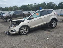 Salvage cars for sale at Eight Mile, AL auction: 2017 Ford Escape Titanium