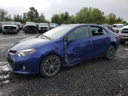 Salvage cars for sale at Portland, OR auction: 2015 Toyota Corolla L