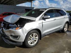 Salvage cars for sale at West Palm Beach, FL auction: 2015 Ford Edge SEL