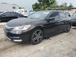 Honda salvage cars for sale: 2016 Honda Accord Sport