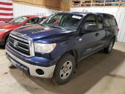 Salvage cars for sale at Anchorage, AK auction: 2010 Toyota Tundra Double Cab SR5