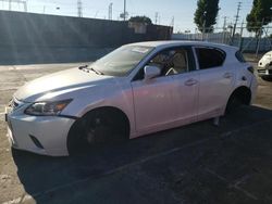 Salvage cars for sale at Wilmington, CA auction: 2017 Lexus CT 200