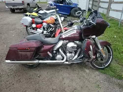 Salvage motorcycles for sale at Davison, MI auction: 2015 Harley-Davidson Fltrx Road Glide