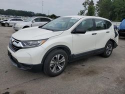 Salvage cars for sale at Dunn, NC auction: 2017 Honda CR-V LX