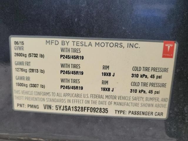 2015 Tesla Model S 70D