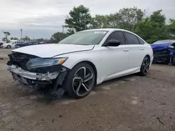 Salvage cars for sale at Lexington, KY auction: 2021 Honda Accord Sport