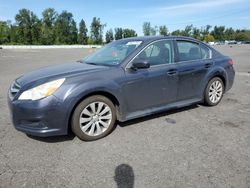 Subaru Legacy 2.5i Limited Vehiculos salvage en venta: 2011 Subaru Legacy 2.5I Limited