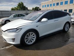 Salvage cars for sale at Littleton, CO auction: 2016 Tesla Model X