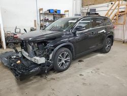 Carros salvage a la venta en subasta: 2019 Toyota Highlander LE