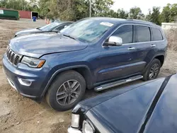 Jeep salvage cars for sale: 2020 Jeep Grand Cherokee Limited