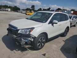 Subaru salvage cars for sale: 2017 Subaru Forester 2.5I Limited