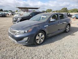 Salvage cars for sale at San Diego, CA auction: 2015 KIA Optima Hybrid