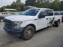 Ford salvage cars for sale: 2015 Ford F150 Supercrew