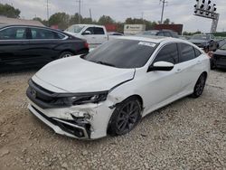 Salvage cars for sale at Columbus, OH auction: 2021 Honda Civic EX