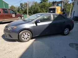 Salvage cars for sale at Candia, NH auction: 2016 Toyota Corolla L