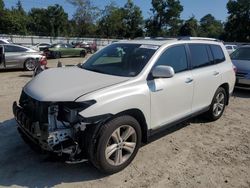 Toyota salvage cars for sale: 2013 Toyota Highlander Limited