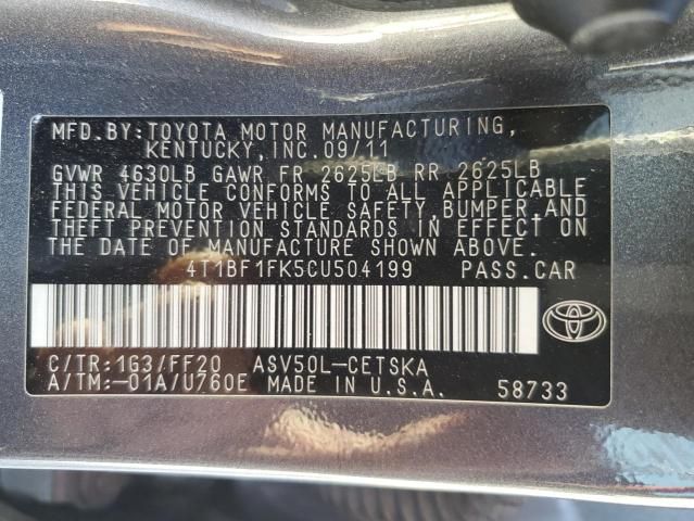 2012 Toyota Camry Base