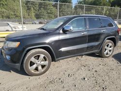 Jeep salvage cars for sale: 2013 Jeep Grand Cherokee Overland