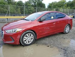 Salvage cars for sale at Waldorf, MD auction: 2017 Hyundai Elantra SE