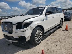 Salvage cars for sale at Houston, TX auction: 2019 Lincoln Navigator L Reserve