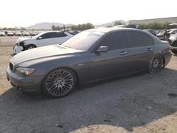 BMW 750 I salvage cars for sale: 2008 BMW 750 I