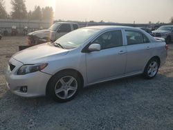 Salvage cars for sale from Copart Arlington, WA: 2009 Toyota Corolla Base