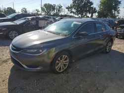 Salvage cars for sale at Riverview, FL auction: 2015 Chrysler 200 Limited