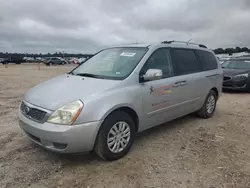 Salvage cars for sale at Houston, TX auction: 2011 KIA Sedona LX