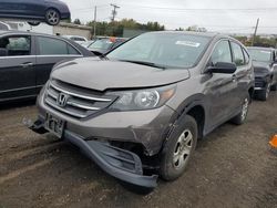 Salvage cars for sale at New Britain, CT auction: 2014 Honda CR-V LX