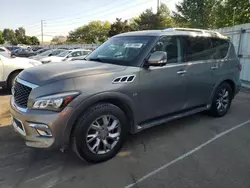 Salvage cars for sale at Moraine, OH auction: 2015 Infiniti QX80