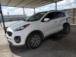 Salvage cars for sale at Anthony, TX auction: 2018 KIA Sportage EX