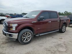 Salvage cars for sale at Houston, TX auction: 2015 Ford F150 Supercrew