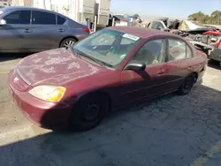 Salvage cars for sale at Hayward, CA auction: 2002 Honda Civic LX