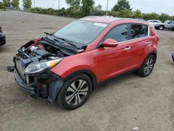 Salvage cars for sale at Montreal Est, QC auction: 2013 KIA Sportage EX